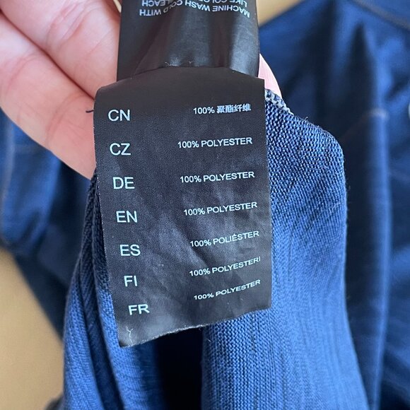 Kuhl Men's Alloy 1/4 Zip Long Sleeve Knit Pullover, Blue - Size Medium - Picture 13 of 13